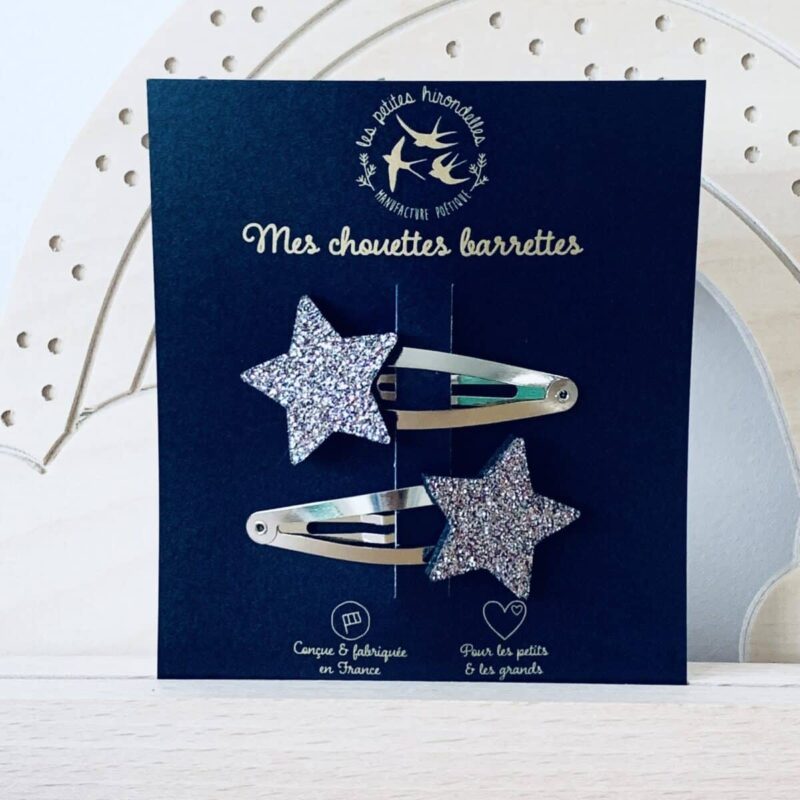 Barrettes doubles Étoiles – Image 2