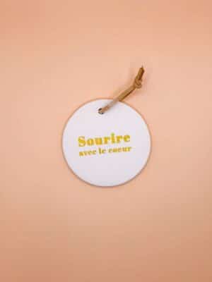 Médaillon 6 cm Sourire