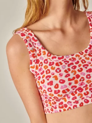 TOP Léopard Rose