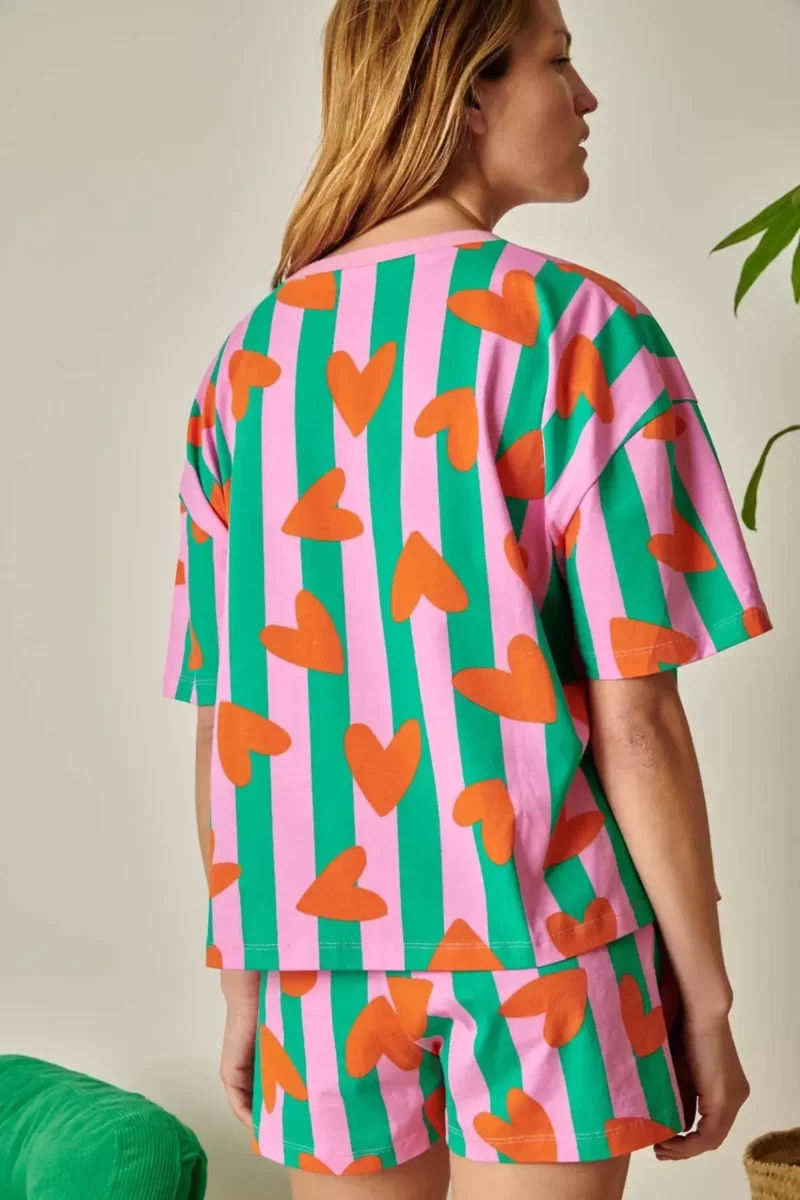 PYJAMA Coeurs Rayures – Image 4