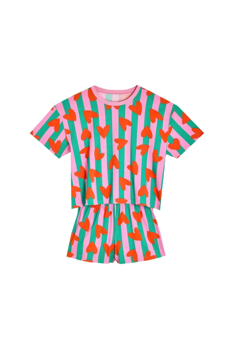 PYJAMA Coeurs Rayures – Image 5