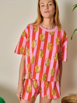 PYJAMA Léo Rayures Rouge