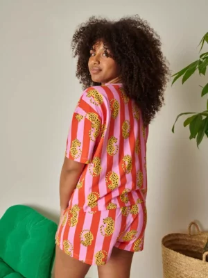 PYJAMA Léo Rayures Rouge