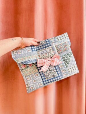 Pochette ordinateur - Patchwork