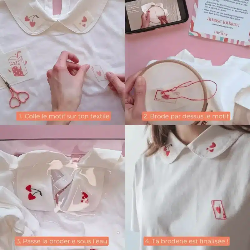 Kit de broderie - Flowers in love – Image 5