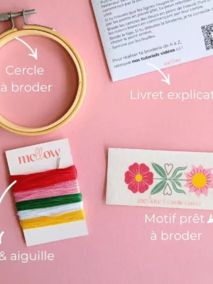 Kit de broderie - Flowers in love