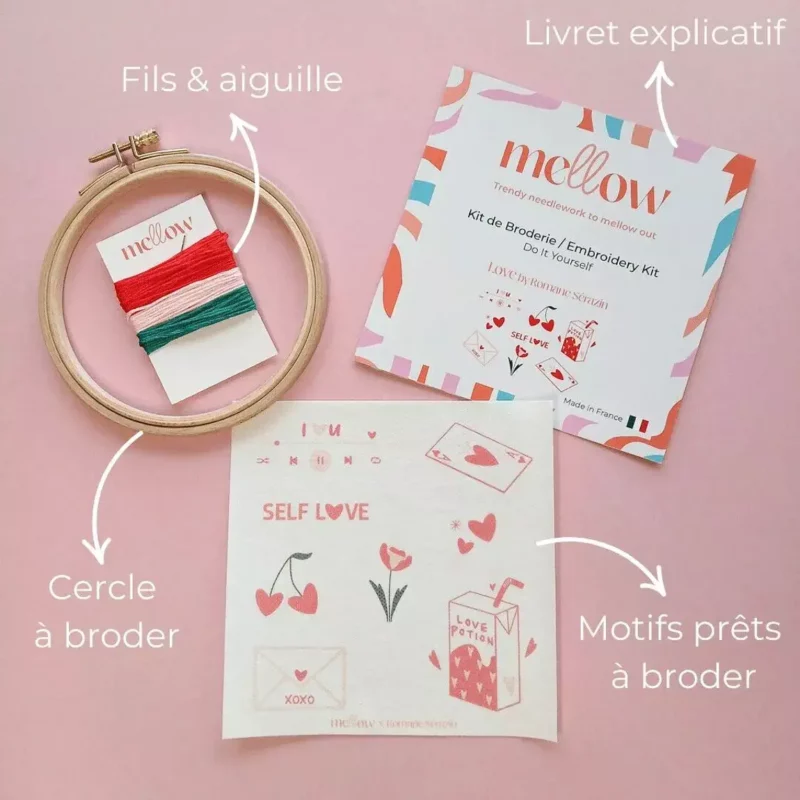 Kit de broderie - Love – Image 2