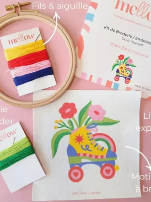 Kit de broderie - Roller flower