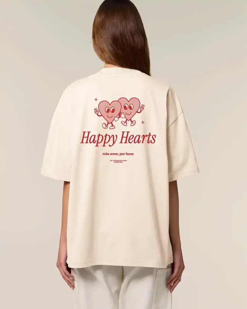 T-shirt Oversize Happy Heart