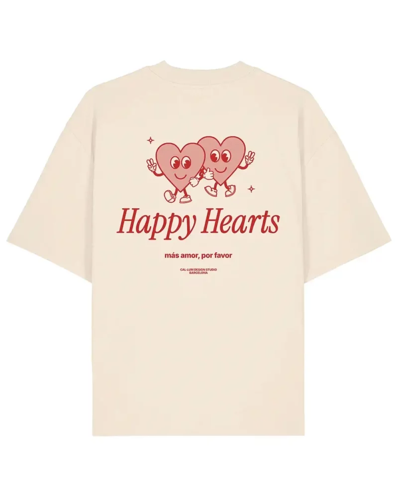 T-shirt Oversize Happy Heart – Image 4