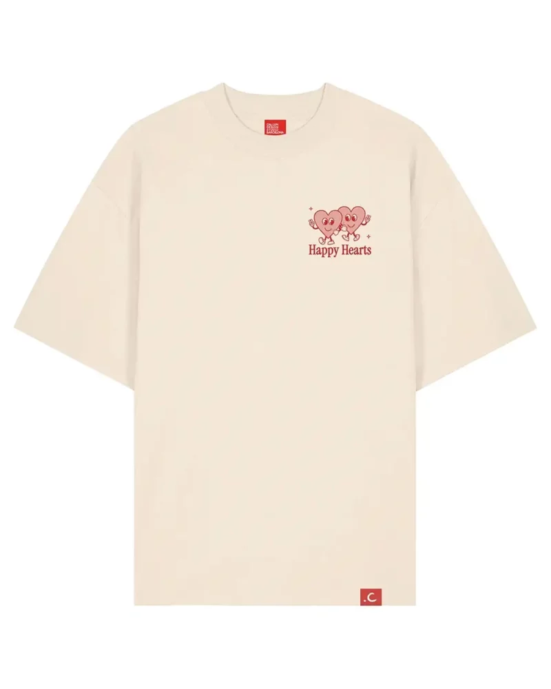 T-shirt Oversize Happy Heart – Image 3