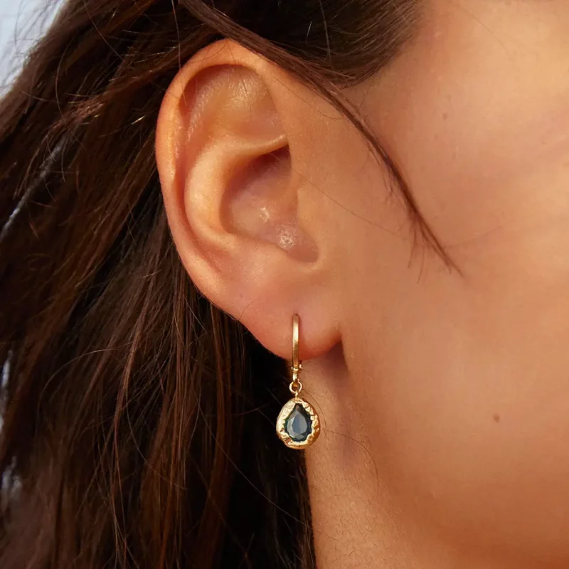 Boucles d'oreilles - Lysia - Bleu – Image 2