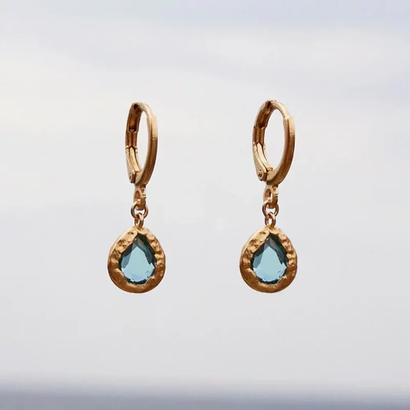 Boucles d'oreilles - Lysia - Bleu – Image 3
