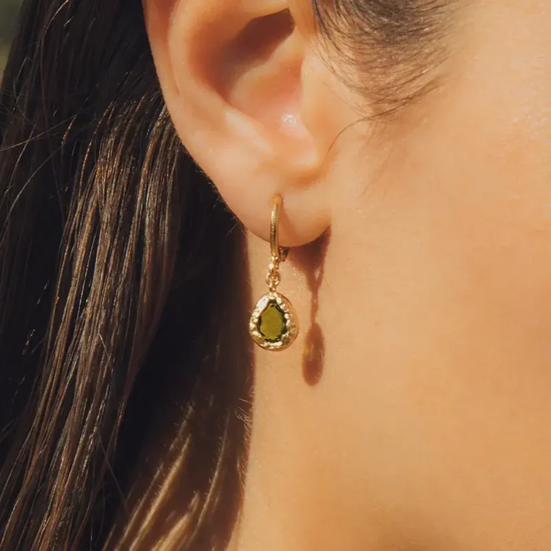 Boucles d'oreilles - Lysia - Vert – Image 2