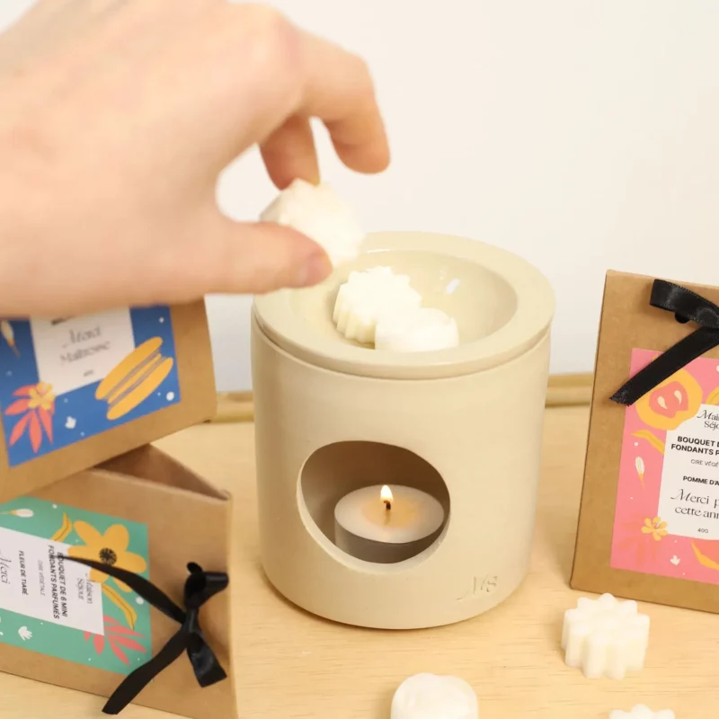 6 mini fondants parfumés - Merci pour cette année – Image 2