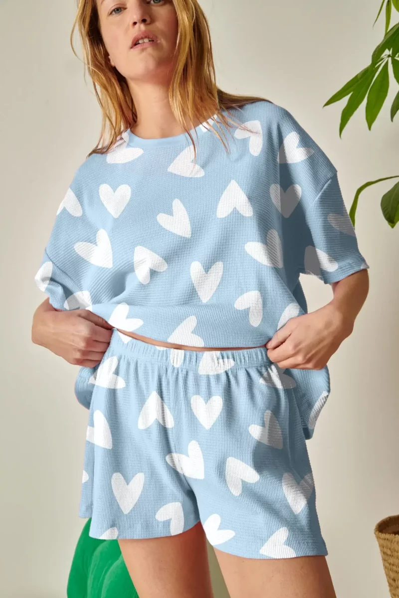 PYJAMA Gaufré Mi Amor Bleu – Image 2
