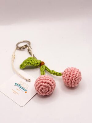 Porte clé crochet - Cerises
