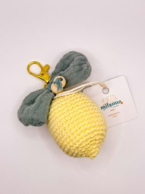 Porte clé crochet - Citron
