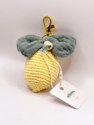 Porte clé crochet - Citron