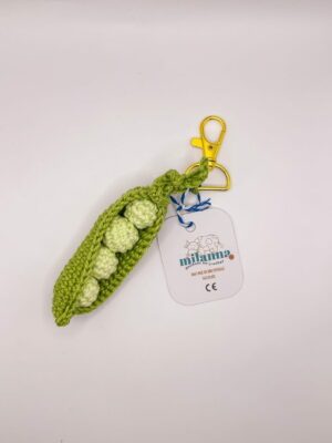 Porte clé crochet - Petit pois