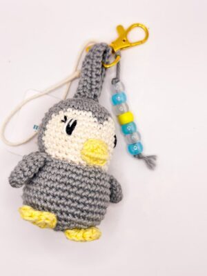 Porte clé crochet - Pingouin
