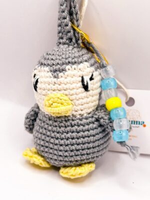 Porte clé crochet - Pingouin