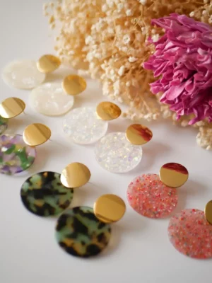 Boucles Pia - Ecaille