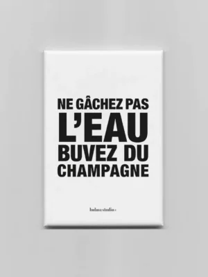 Magnet – Eau et Champagne