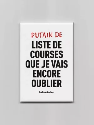 Magnet – Liste de courses