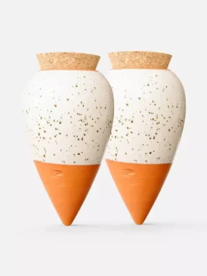 Duo d'Ollas - Blanc grainé