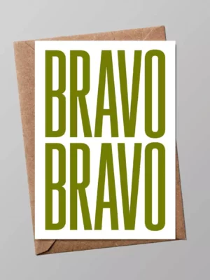 Carte Bravo Bravo