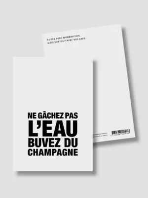 Carte Eau & Champagne