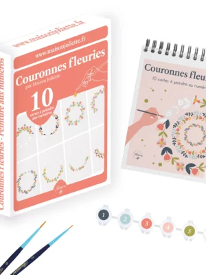 Peinture aux numéros - Couronnes fleuries