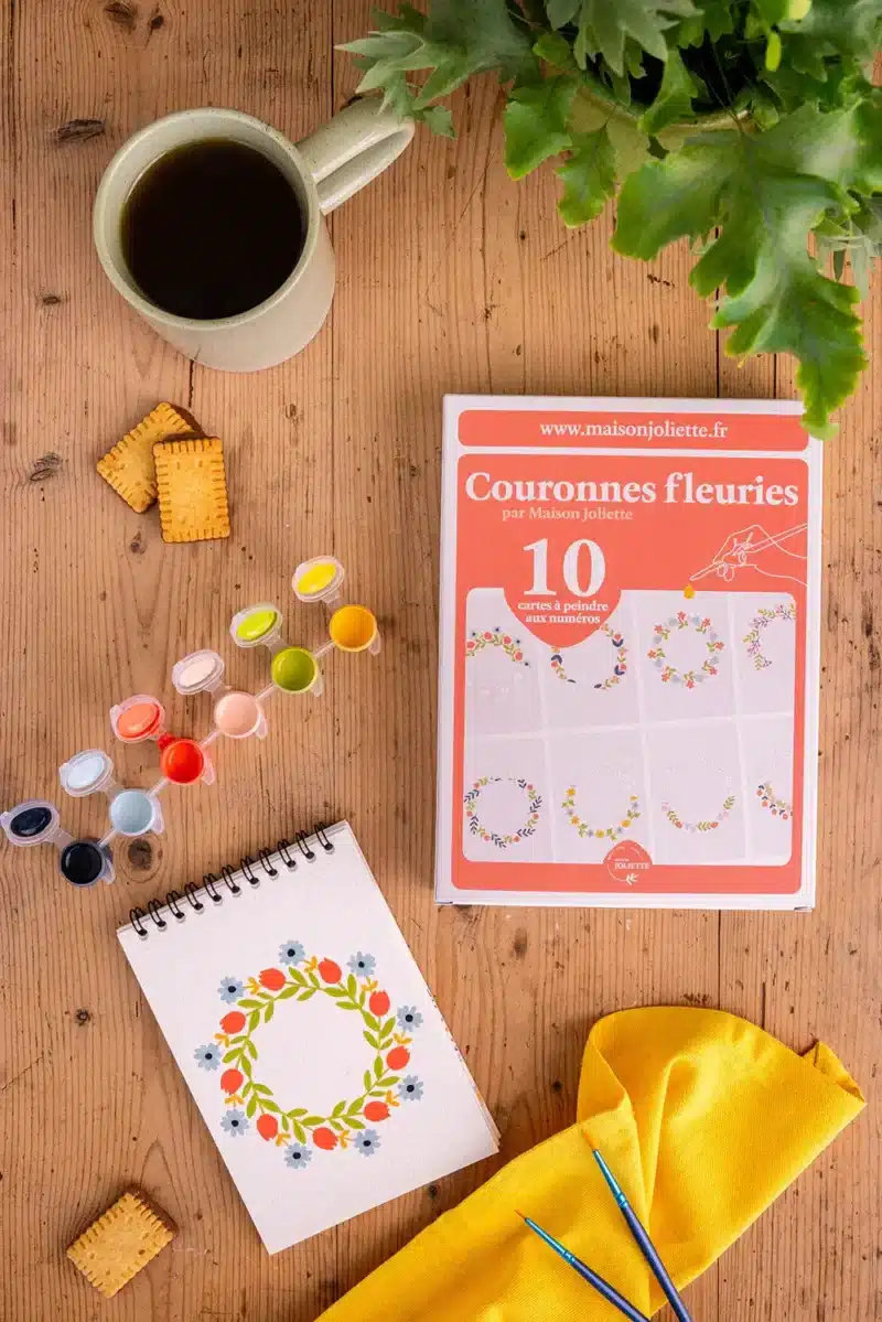 Peinture aux numéros - Couronnes fleuries – Image 2