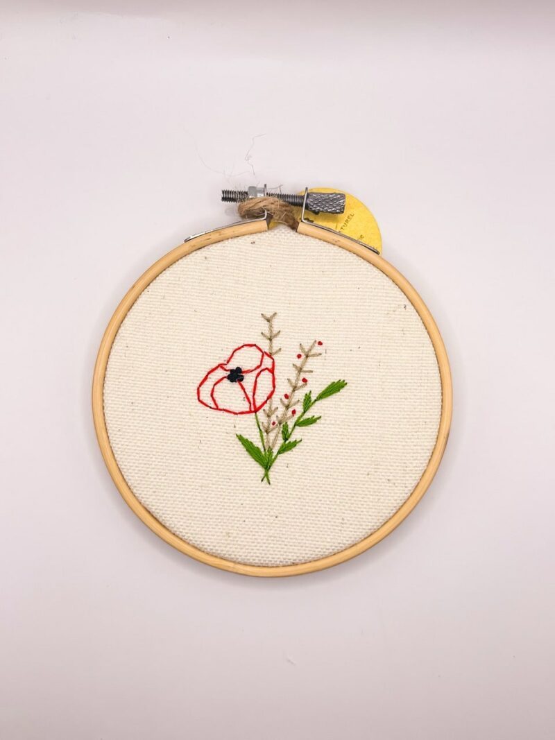 Tambour Coquelicot