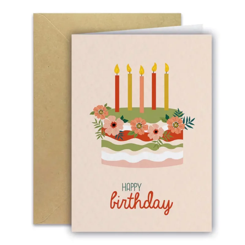 Carte - Birthday cake