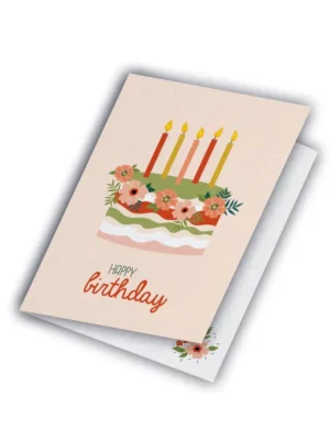 Carte - Birthday cake