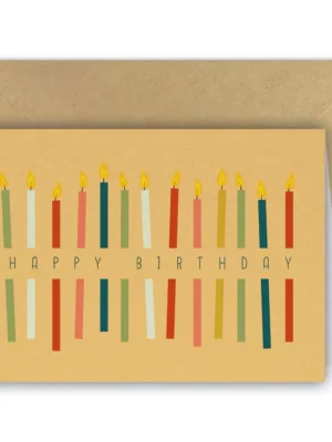 Carte - Birthday candles
