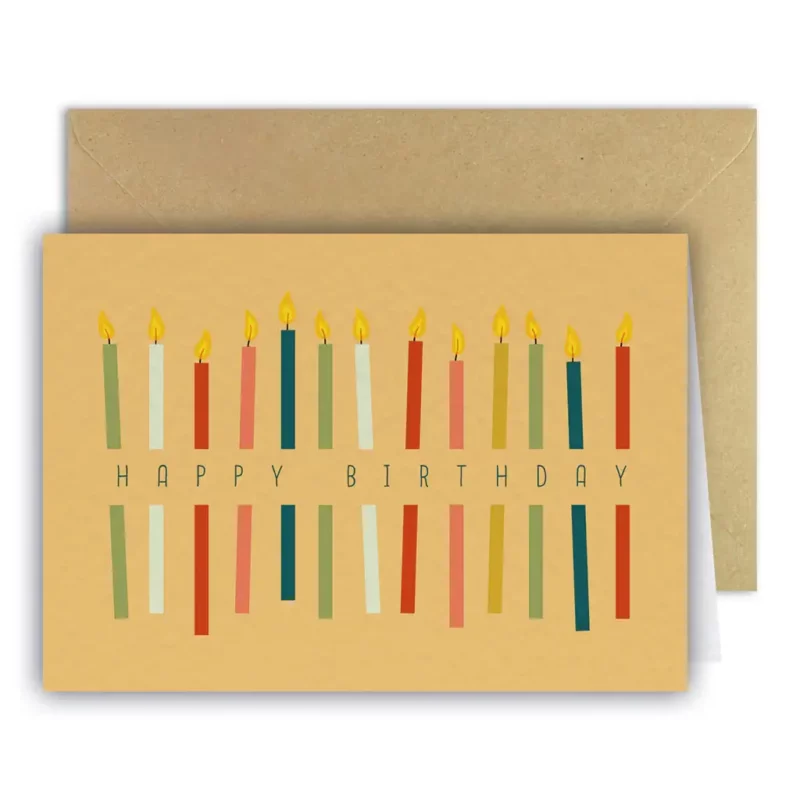 Carte - Birthday candles