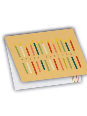 Carte - Birthday candles