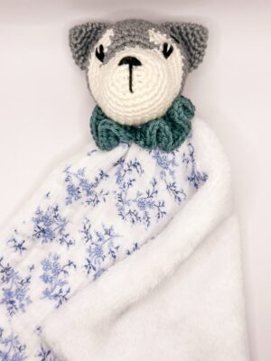 Chien - Peluche au crochet carré