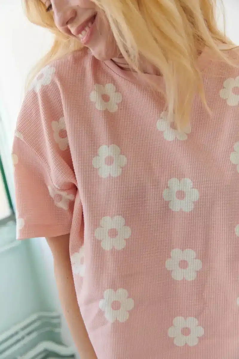 PYJAMA Gaufré Monique Rose – Image 2