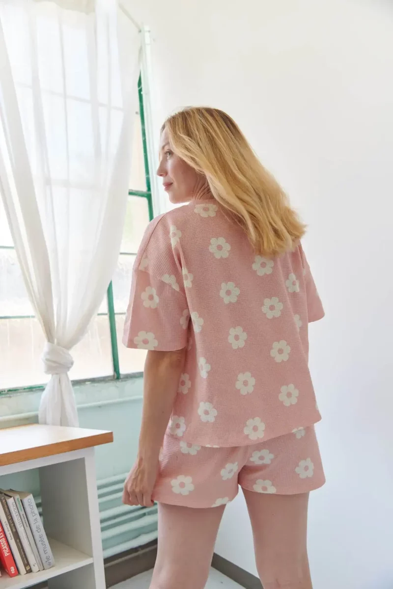 PYJAMA Gaufré Monique Rose – Image 4