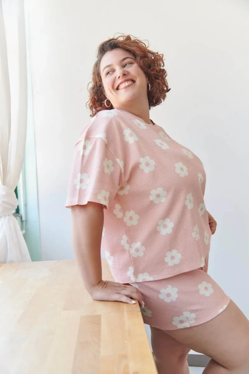 PYJAMA Gaufré Monique Rose – Image 3