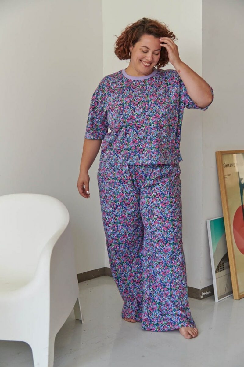 PYJAMA LONG Confettis violet – Image 2