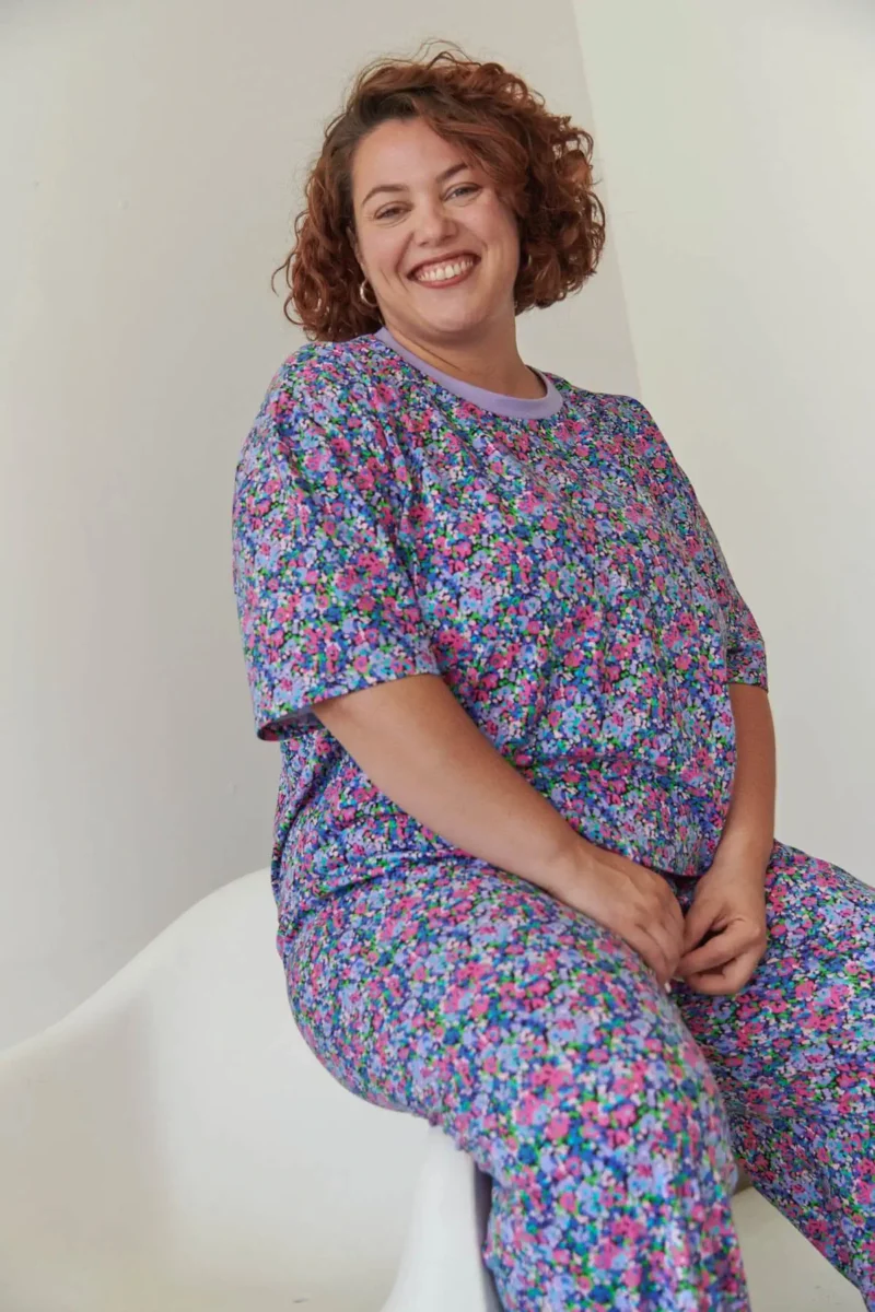 PYJAMA LONG Confettis violet – Image 4