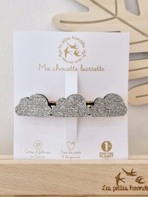 Barrette clip – Nuages