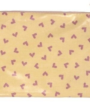 Trousse - Coeurs jaunes