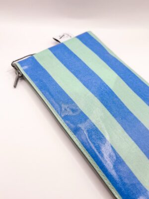 Trousse - Rayures bleues