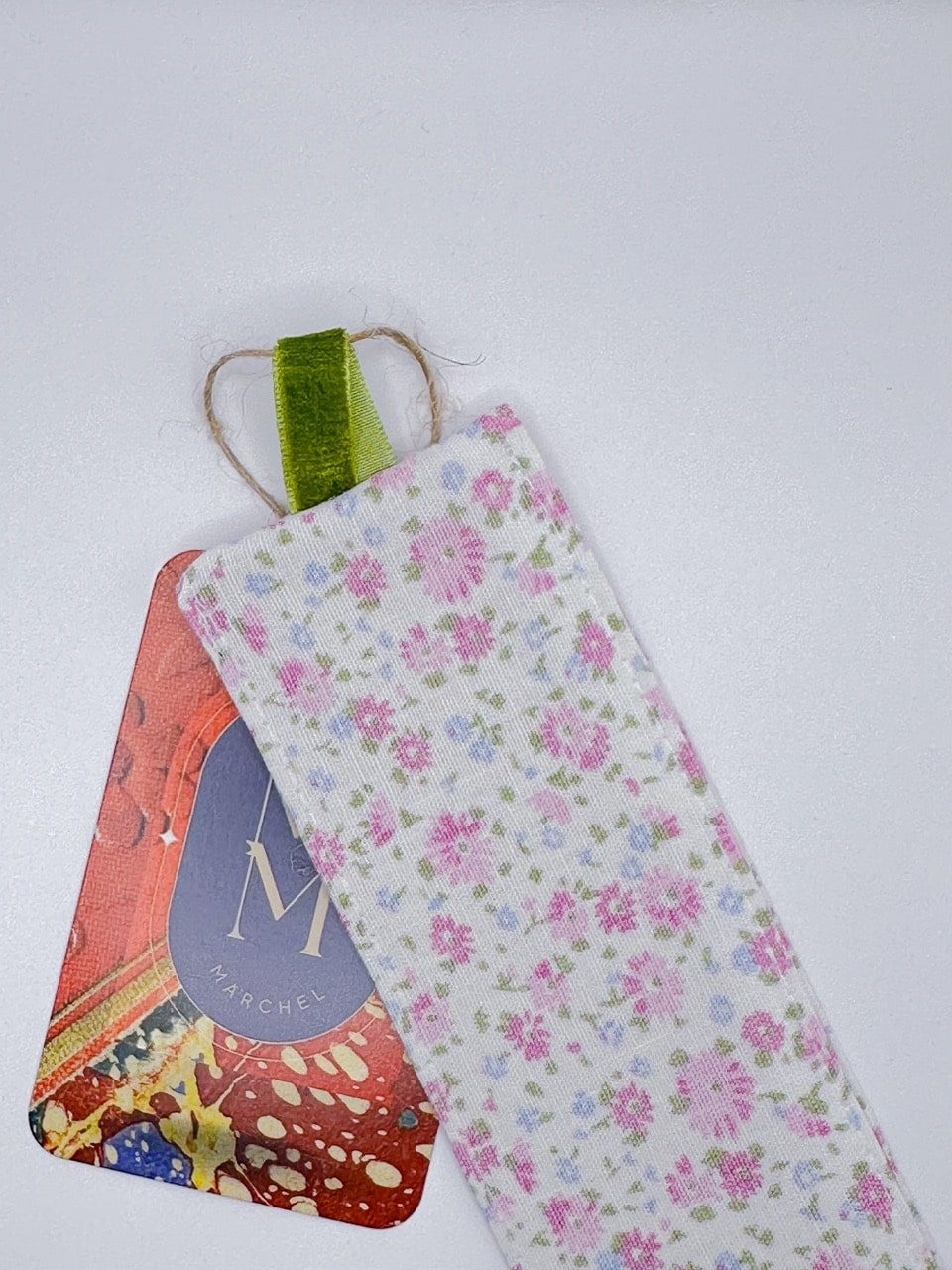 Marque page - Fleurs roses – Image 2